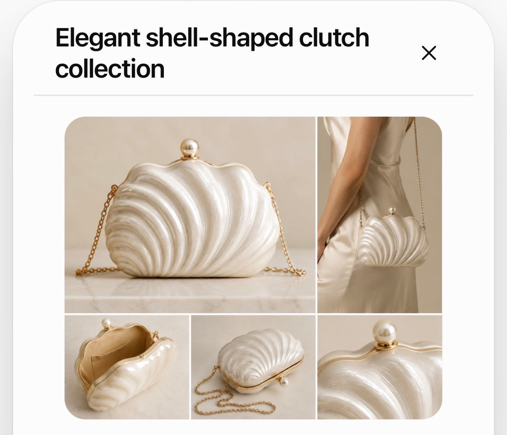 Riviera Shell Clutch